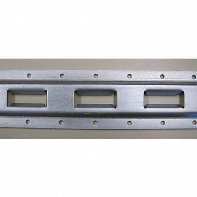 Vertical E-Track Zinc Plated Finish