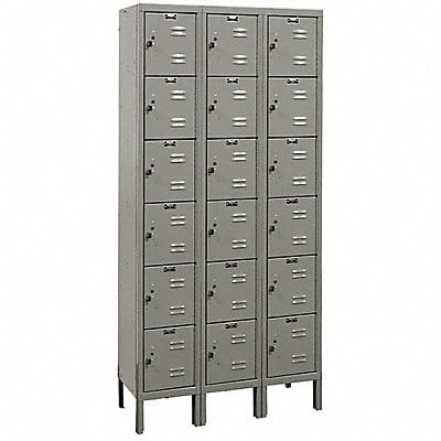 E1567 Lckr 6x3Lckr Dark Gray 78 x36 x18 Assm