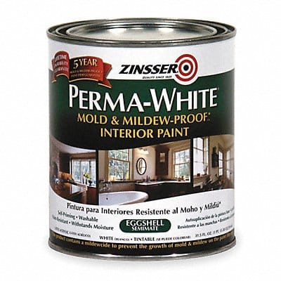 Latex Acry InteriorWhite Eggshell 1 qt