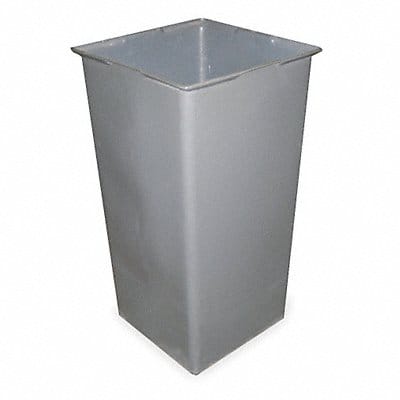 Rigid Can Liner 34 H x 18-1/2 W Gray