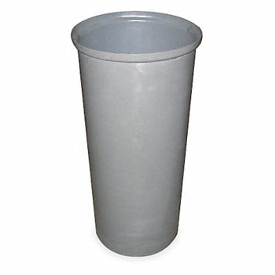 Trash Can Round 11 gal Gray