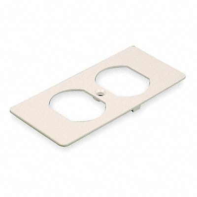 Duplex Receptacle Cover Ivory
