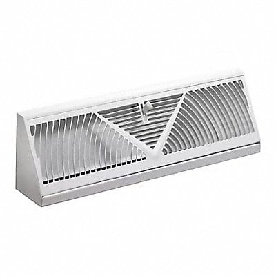 Baseboard Register White 18