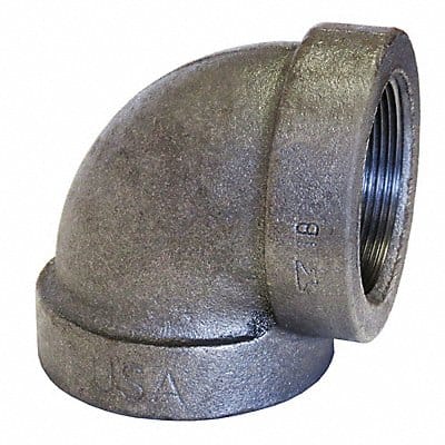 90 Elbow Cast Iron 1  FNPT Class 125