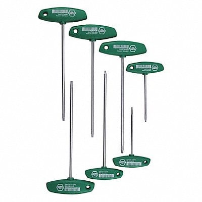 Torx Key Set T Shape 4 in to 8 in