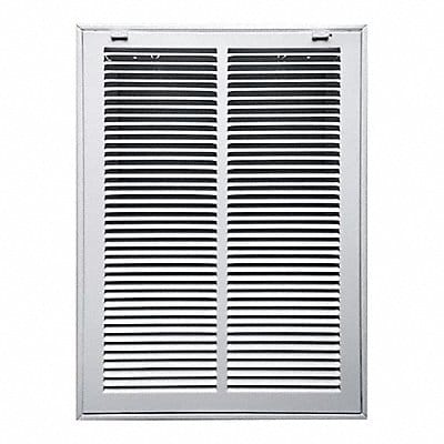Filtered Return Air Grille 14x25 White