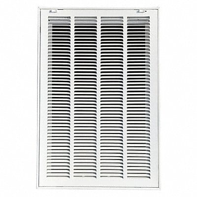 Filtered Return Air Grille 16x25 White