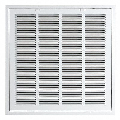 Filtered Return Air Grille 24x24 White