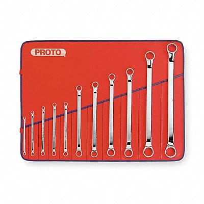 Box End Wrench Set Fll Plsh Offset Metrc