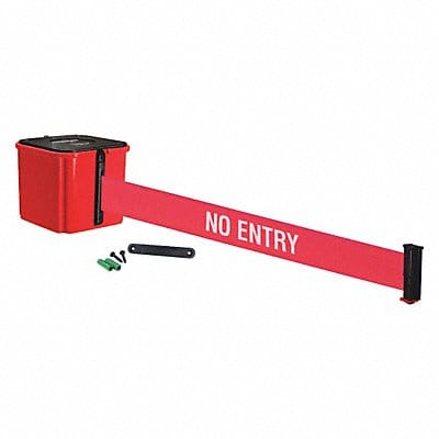 Belt Barrier No Entry 4 H 20 ft Belt L