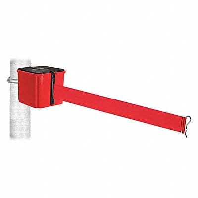 Belt Barrier 4 H Red Belt Powder Coated