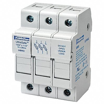 Fuse Block 0 to 30A Midget 3 Pole