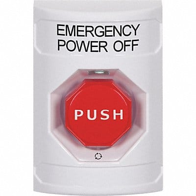 Emergency Power Off Push Button 3-1/4 W