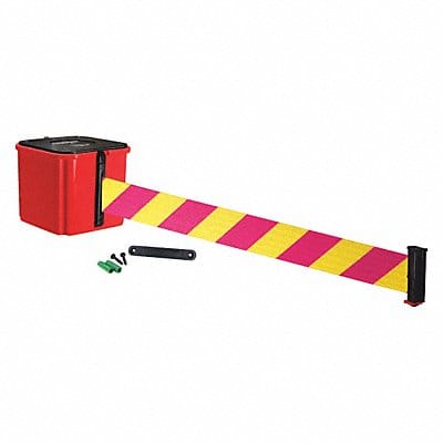 Belt Barrier Fixed/Removable Mount Red Belt Barrier Fixed/Removable Mount Red