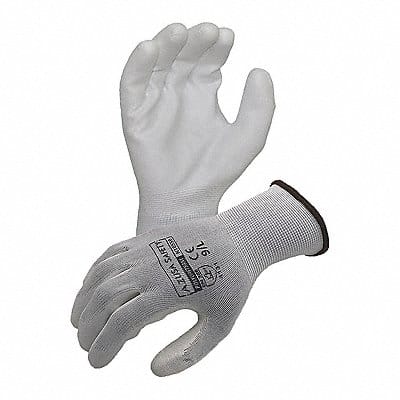 PU Coated Gloves White/White S PR