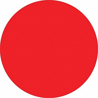 Circle Blank Labels 4 Red/Roll PK500