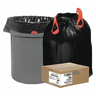 Trash Bags HD 30 gal Black PK200