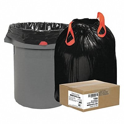 Trash Bags HD 33 gal Black PK150