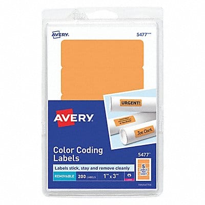 Label 1 X3 NeonOrange PK200