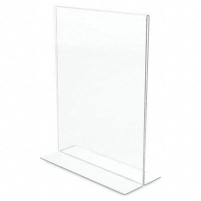 Sign Holder Double-Sided 8.5x11 Clear