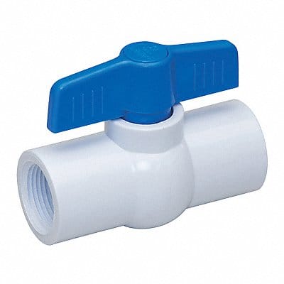 PVC Ball Valve Inline FNPT 1/2
