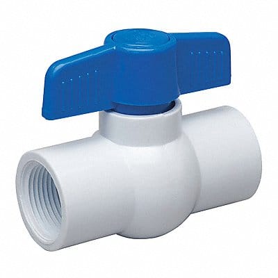 PVC Ball Valve Inline FNPT 1