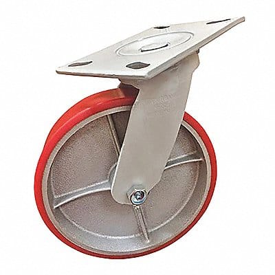 Mold-on Caster Swivel Polyurethane 6
