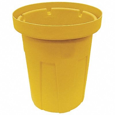 Trash Can 25 gal Yellow
