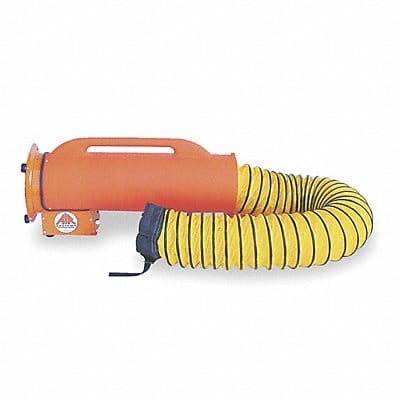 Confined Space Fan Orange/Yellow 17 W
