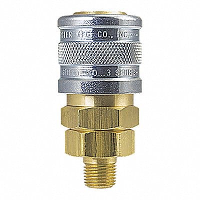 Manual Socket 1/4 MPT Brass/Steel