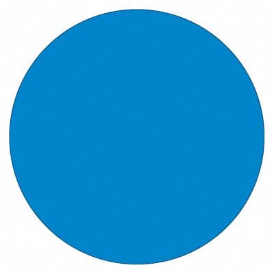 Inventory Circle Label 1/2 Light Blue