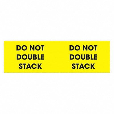 Label Do Not Double Stack 3x10