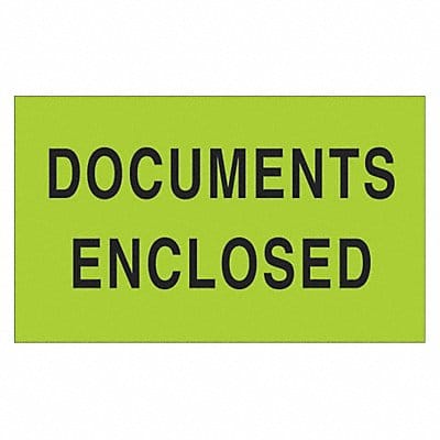 Label Documents Enclosed 3x5