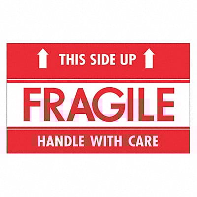 Label Fragile This Side UpHWC 3x5
