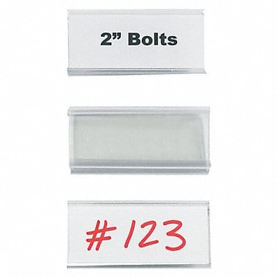 Label Holders Snap-On 3x1 5/16 PK25