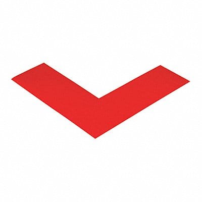 Deluxe Safety Tape Angles 6x6x2 Red PK24