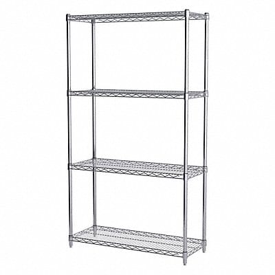 Wire Shelving Unit 14 x36 x63 4-Shelf