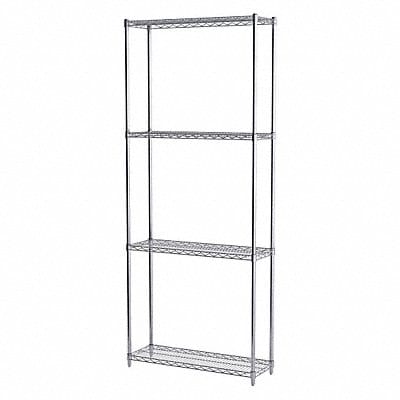 Wire Shelving Unit 12 x36 x86 4-Shelf