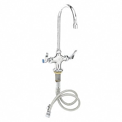 Gooseneck Chrome T S Brass 8.67gpm