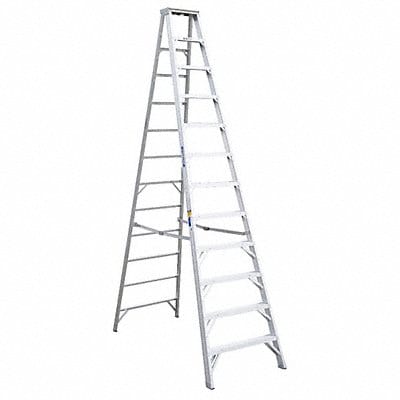 Stepladder Aluminum 12 ft H 375 lb Cap.