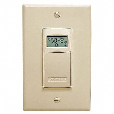 Timer Elect WallSwitch 120-277V 20A LtAl Timer Elect WallSwitch 120-277V 20A LtAl