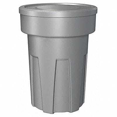 Trash Can 25 gal Gray