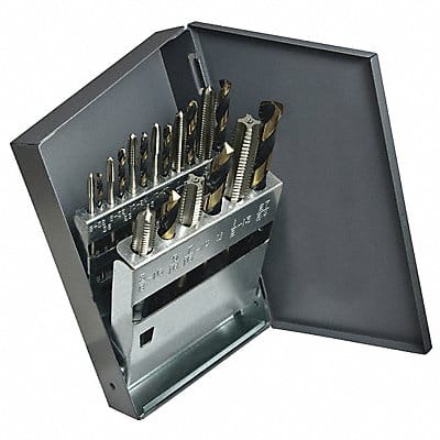Jobber Drill Bright Hand Tap Set 18Pc