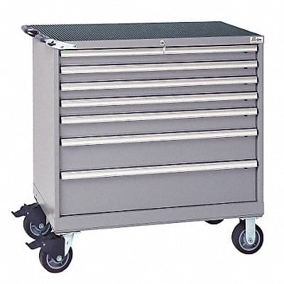 Mod Drwr Cab 41-1/2 H 6 Drwr Light Gray