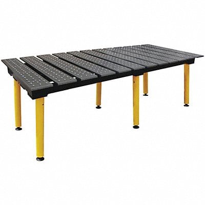 Modular Wldng Table Hvy Dty Legs 8x4 ft.