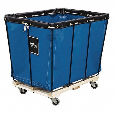 Knock Down Basket Truck 12 Bu Blue Vinyl