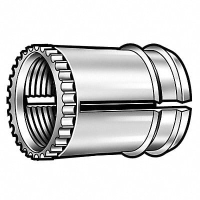 Finsert Brass #6-32 Flush PK50