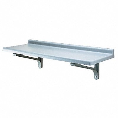 Wall Shelf 13 1/2x18x48in ShlfCap 400lb Wall Shelf 13 1/2x18x48in ShlfCap 400lb