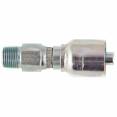 Crimp Fitting 3/8 I.D. 1/4 M Metric