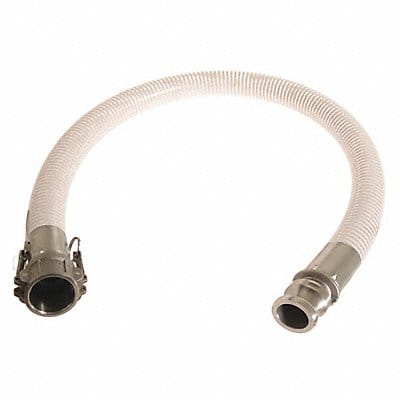 Food Grade Hose 1-1/2 ID x 10 ft Clear